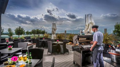 Roof Garden At Lough Rea Hotel